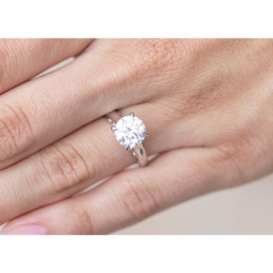 Platinum Diamond Semi Mounting Ring
