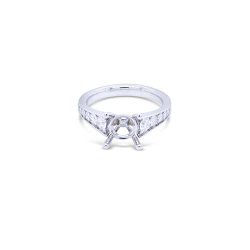 LaViano Jewelers Rings -.48cts Platinum Diamond Semi 
