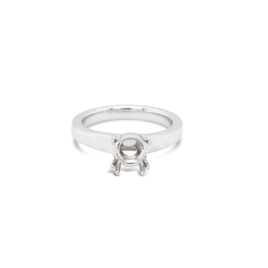 Platinum Diamond Semi Mounting Ring