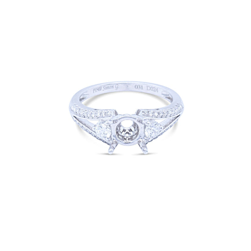 LaViano Jewelers Rings -.55cts Platinum Diamond Semi 