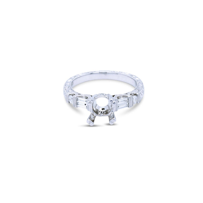 LaViano Jewelers Rings -.56cts Platinum Diamond Semi 