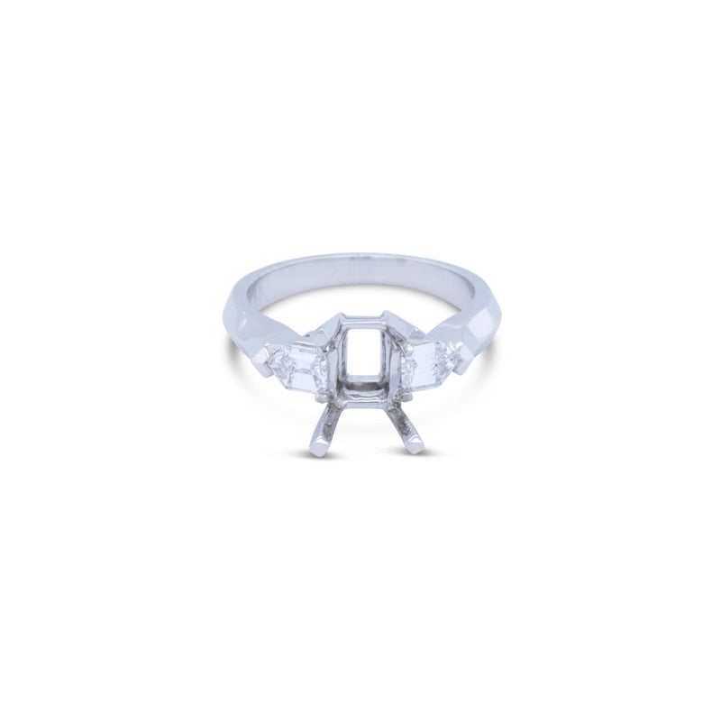 LaViano Jewelers Rings -.59cts Platinum and Diamond Semi 
