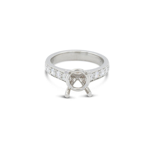 LaViano Jewelers Rings -.60cts Platinum and Diamond Semi 