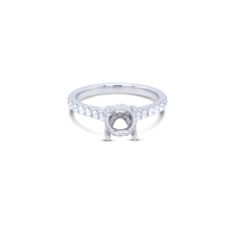 LaViano Jewelers Rings -.61cts Platinum Diamond Semi 