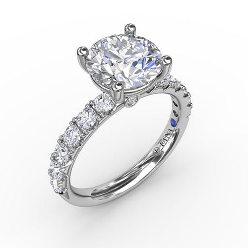 LaViano Jewelers Bridal Settings -.70cts Platinum Diamond 