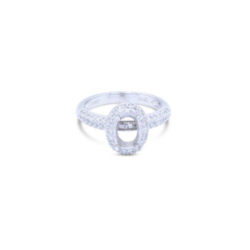LaViano Jewelers Rings -.73cts Platinum and Diamond Semi 