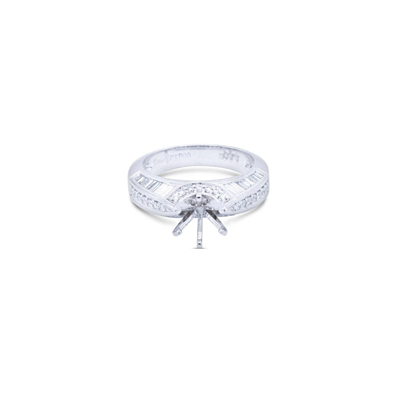 LaViano Jewelers Rings -.77cts Platinum Diamond Semi 