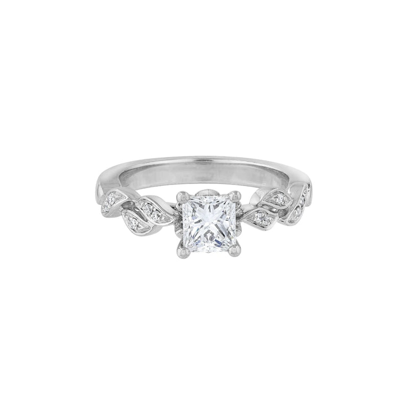 LaViano Jewelers Engagement Rings -.77 Carat Princess Cut