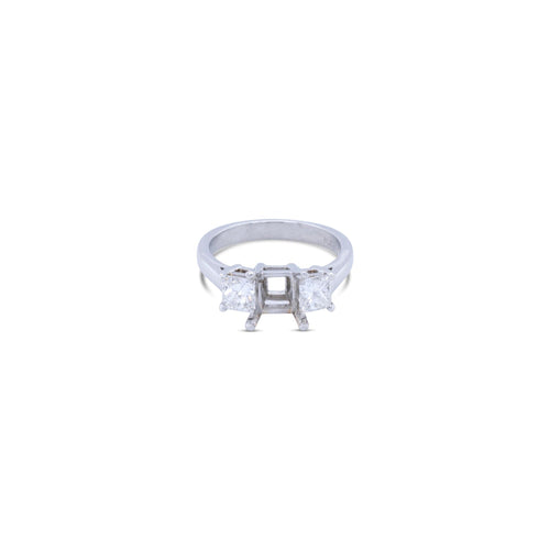 LaViano Jewelers Rings -.96cts Platinum and Diamond Semi 