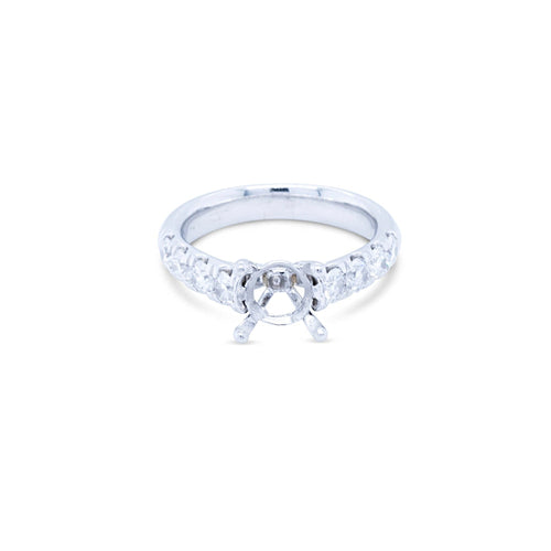 LaViano Jewelers Rings -.96cts Platinum Diamond Semi 