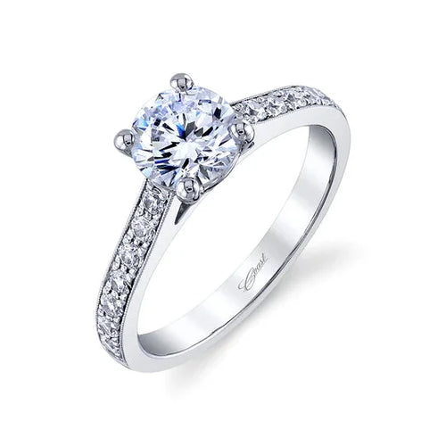LaViano Jewelers Rings - Platinum Diamond Semi Mounting Ring