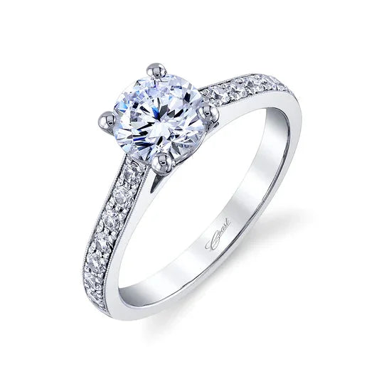 LaViano Jewelers Rings - Platinum Diamond Semi Mounting Ring