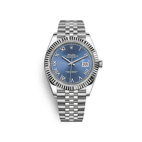 Rolex Datejust 41 Blue Dial 18k bezel new model