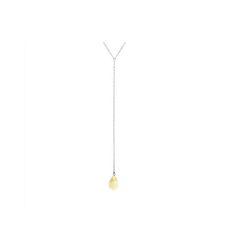 Image of Sterling Silver Citrine Necklace
