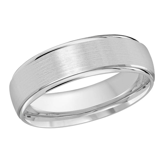 Malo Rings - 14K White Gold Wedding Band #PL-1166-6W-01 | 