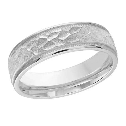 Malo Rings - 14K White Gold Wedding Band #PL-303-6W-02 | 