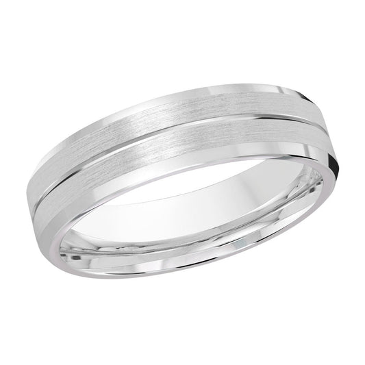Malo Rings - 14K White Gold Wedding Band #PL-697-6W-01 | 