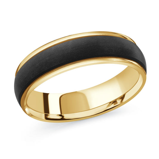 Malo Rings - 14K Yellow Gold Wedding Band #MRDA-091-6Y | 