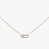 Messika Necklaces - 18K Rose Gold Diamond Necklace - GOLD