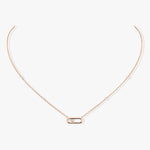 Messika Necklaces - 18K Rose Gold Diamond Necklace - GOLD