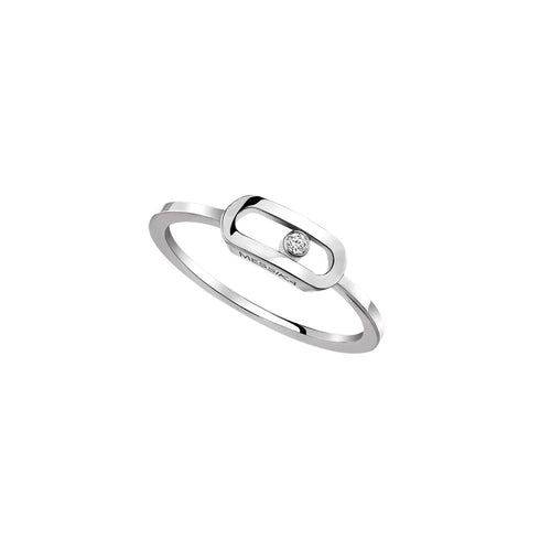 lavianojewelers - 18K White Gold Diamond Move Uno Ring | 