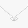 Messika Necklaces - 18K White Gold Diamond Necklace - LUCKY