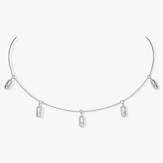 Messika Necklaces - 18K White Gold Diamond Necklace | 