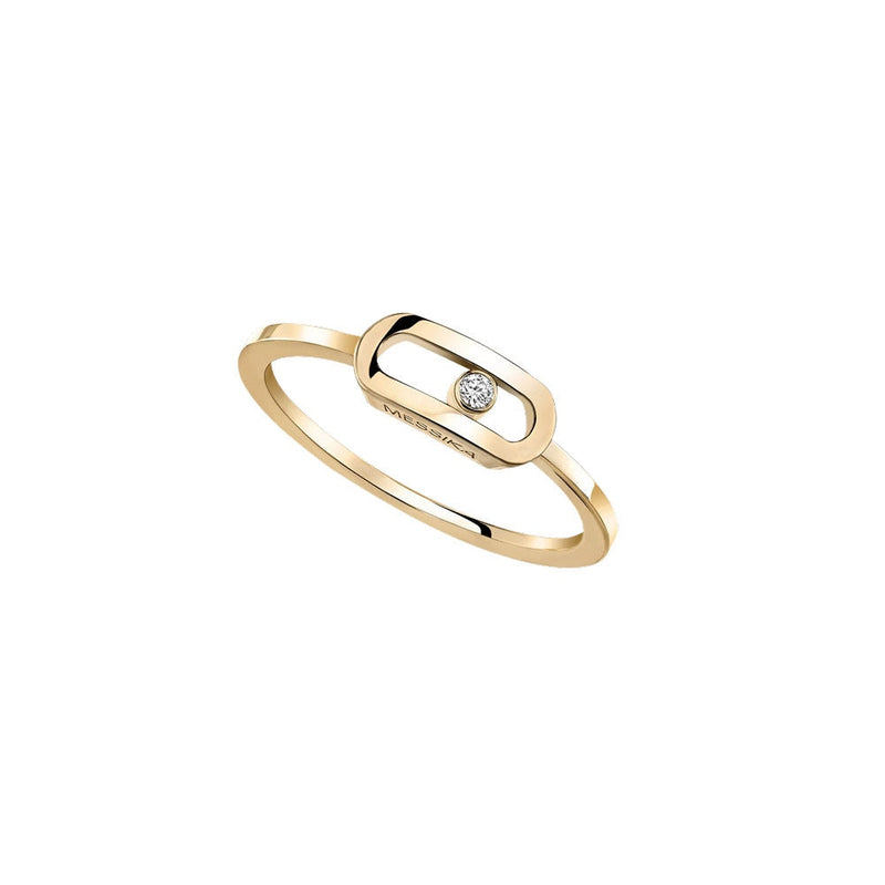 Messika - 18K Yellow Gold Diamond Move Uno Ring | LaViano 