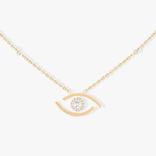Messika Necklaces - 18K Yellow Gold Diamond Necklace - LUCKY