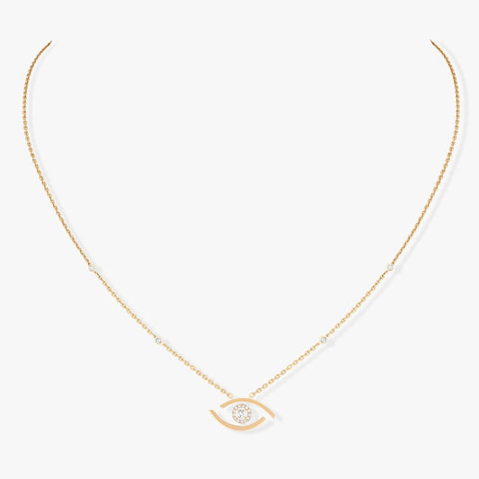 Messika Necklaces - 18K Yellow Gold Diamond Necklace - LUCKY