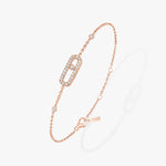 Messika Bracelets - Rose Gold Diamond Bracelet - MOVE UNO 