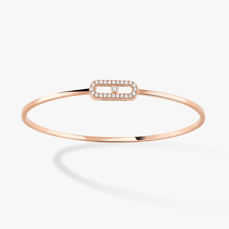 Messika Bracelets - Rose Gold Diamond Bracelet - MOVE UNO 