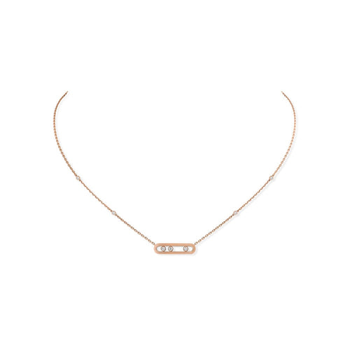 LaViano Jewelers 14K White Gold Diamond Clover Necklace 