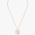 Messika Necklaces - Rose Gold Diamond Necklace WHITE 