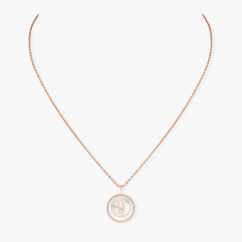 Messika Necklaces - Rose Gold Diamond Necklace WHITE 