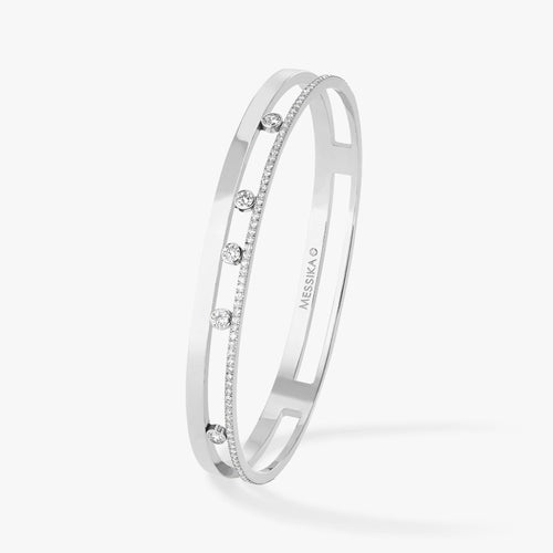 Messika Bracelets - White Gold Diamond Bracelet - MOVE 