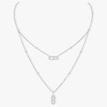 Messika Necklaces - White Gold Diamond Necklace - MOVE UNO 2