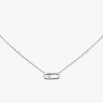 Messika Necklaces - White Gold Diamond Necklace - GOLD MOVE 