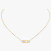 Messika - 18K Yellow Gold Diamond Necklace BABY MOVE | 