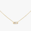 Messika Necklaces - Yellow Gold Diamond Necklace - GOLD MOVE