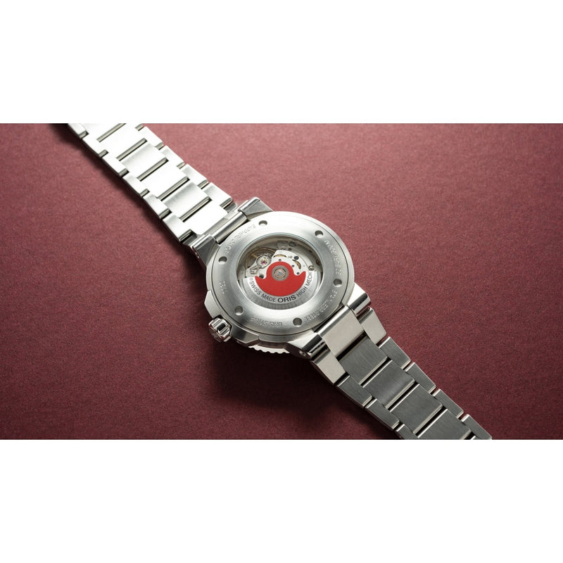 Shop Oris Aquis Date Stainless Steel Bracelet Watch | Saks Fifth Avenue