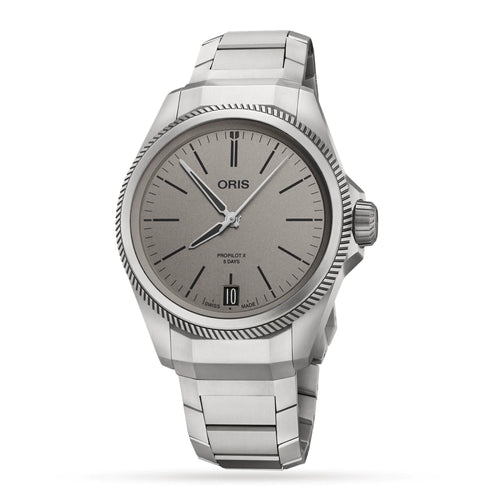 Oris New Watches - ProPilot X Calibre 400 39mm Mens Watch - Grey Dial | LaViano Jewelers