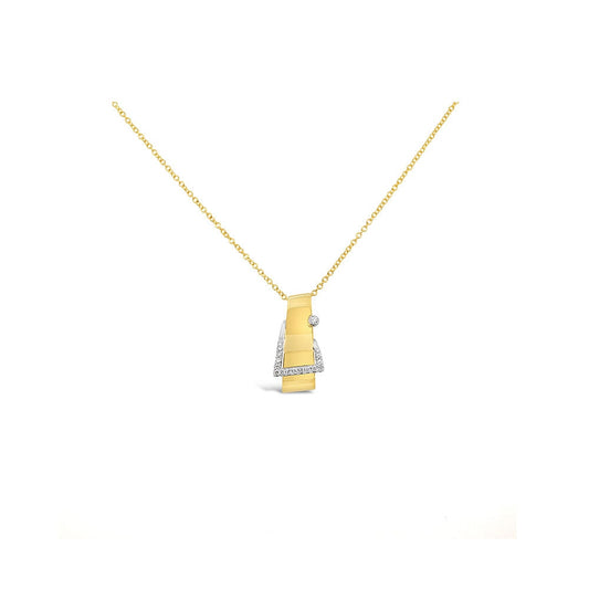 LaViano Jewelers 14K White Gold Buckle Necklace