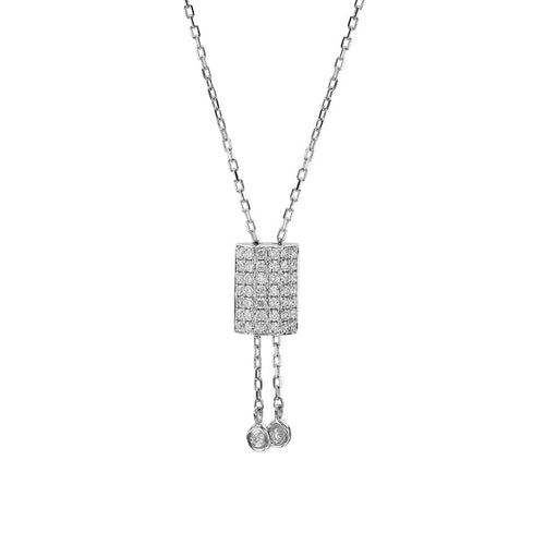 Pe Jay Creations - 14K White Gold Diamond Necklace | LaViano