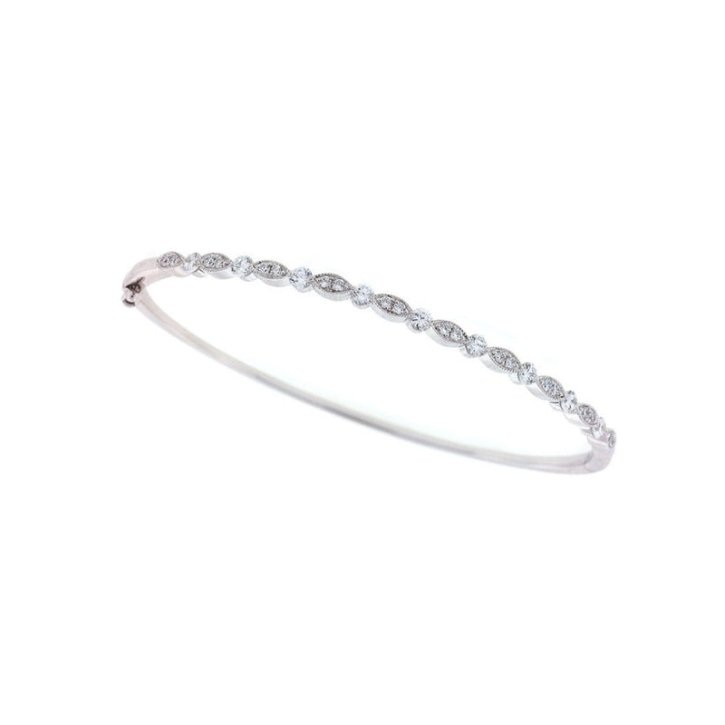 Pe Jay Creations - 18K White Gold Diamond Bracelet | LaViano