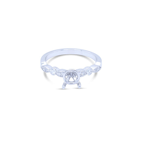 LaViano Jewelers Rings -.25cts Platinum Diamond Semi 