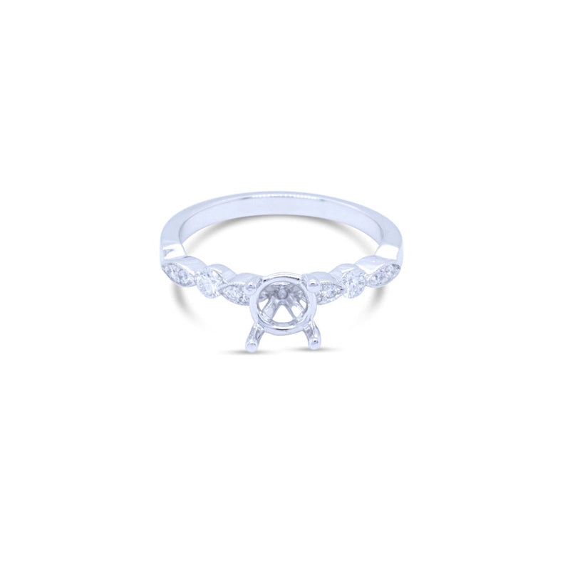 LaViano Jewelers Rings -.25cts Platinum Diamond Semi 