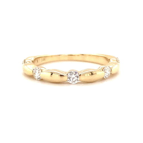 Pe Jay Creations Wedding Bands -.35cts 14K Yellow Gold 