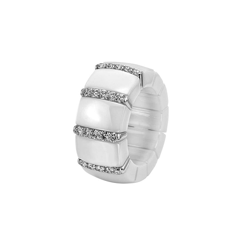 lavianojewelers - 18K White Gold Pura Diamond & Ceramic 