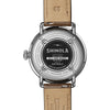 Shinola - The Canfield Alabaster Dial Brown Leather Watch 